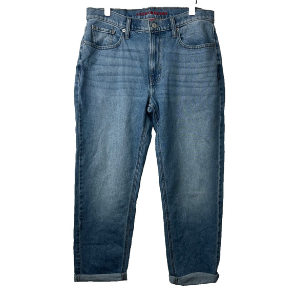 Lucky Brand Jeans Womens 6/28 Boy Mid Rise Relaxed Straight Fit Y2K Denim A9 - Picture 1 of 8